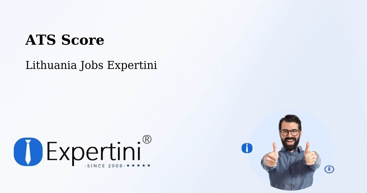Resume ATS Score & Job Description Match Tool – Neringa - Lithuania Jobs Expertini