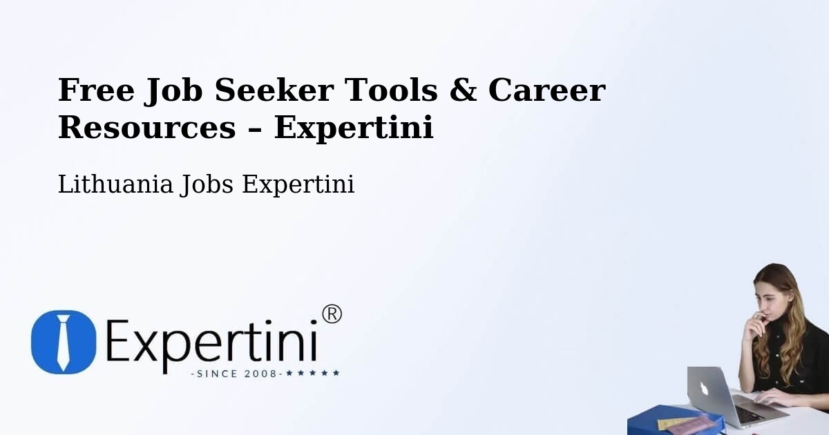 Free Job Seeker Tools & Career Resources – Neringa - Neringa, Lithuania Jobs Expertini
