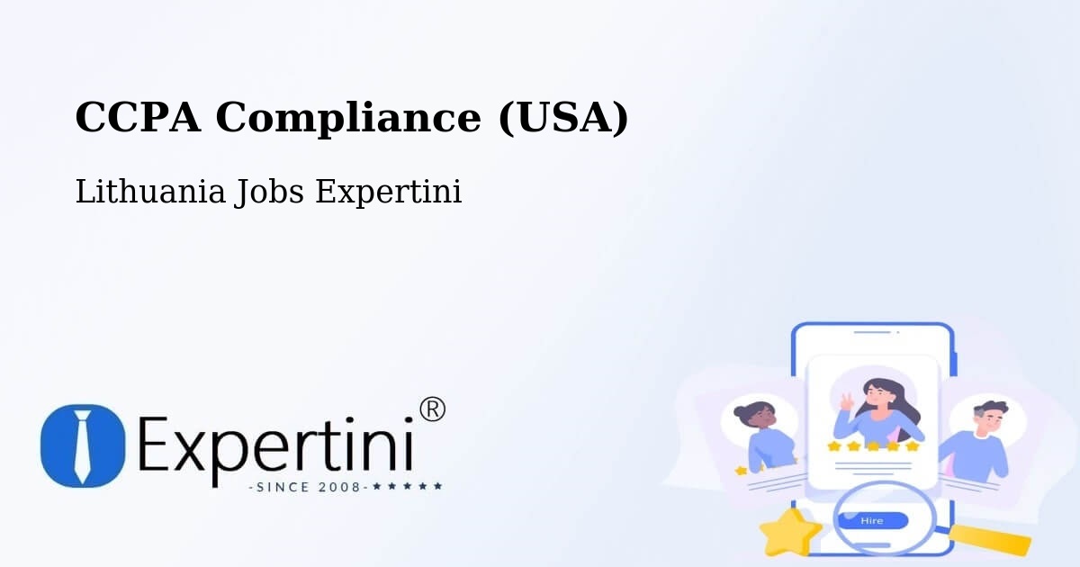 CCPA Privacy Rights & Compliance Notice – Neringa - Lithuania Jobs Expertini