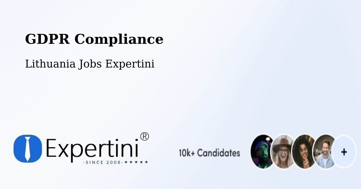 EU GDPR Compliance Statement – Neringa - Lithuania Jobs Expertini