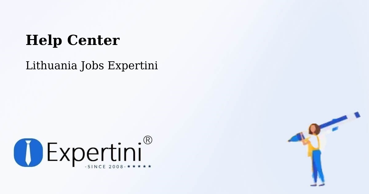 Help Center – Neringa - Lithuania Jobs Expertini
