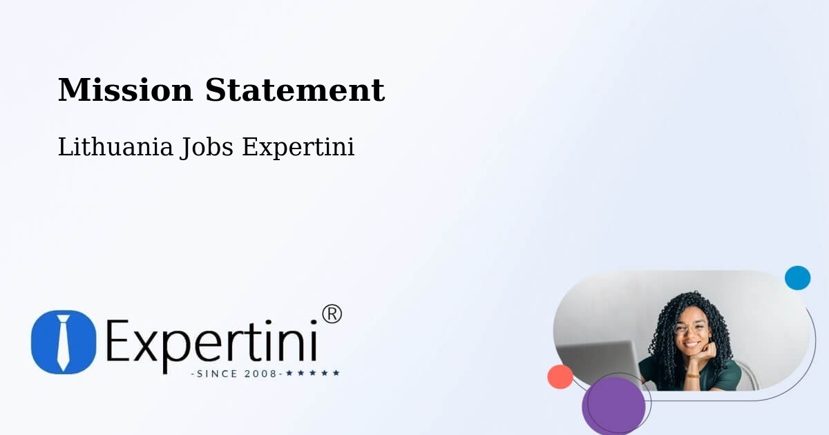 Corporate Mission – Neringa - Lithuania Jobs Expertini