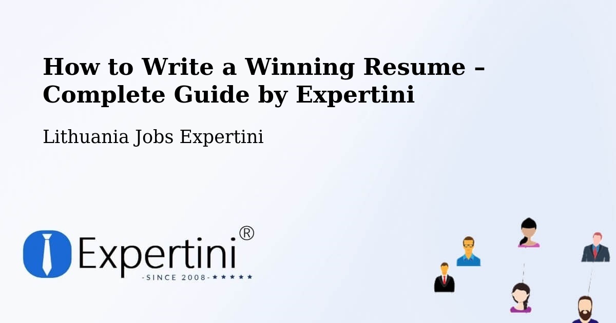 Resume Writing Guide for Job Seekers – Neringa - Neringa, Lithuania Jobs Expertini