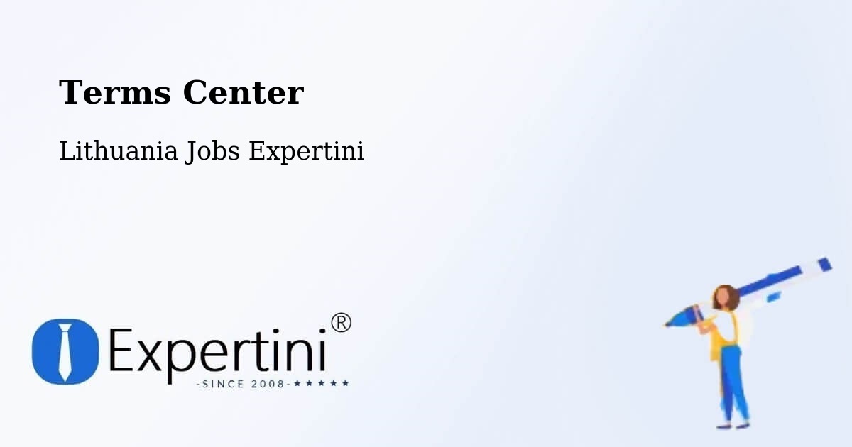 Terms of Service – Neringa - Lithuania Jobs Expertini